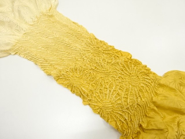JAPANESE KIMONO / OBIAGE / SHIBORI / SILK